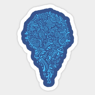 Water Beard Sticker